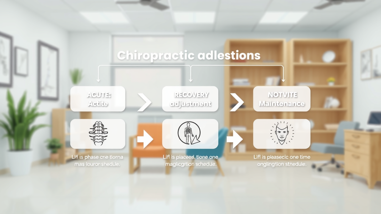 chiropractic adjustment schedule phases for how often are adjustment appointments needed