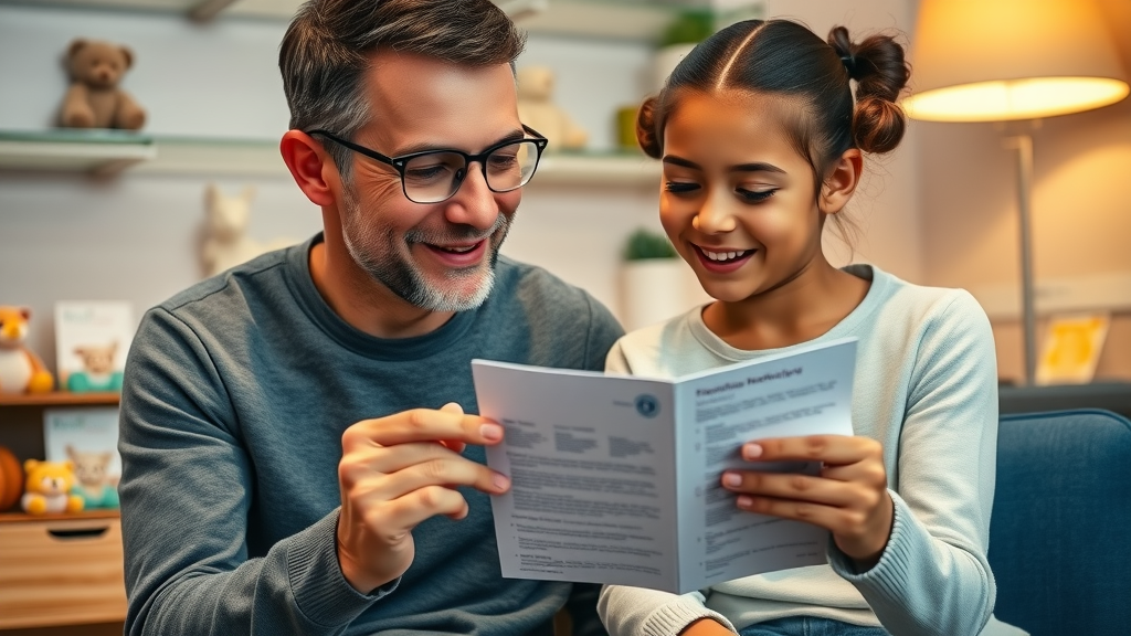parent discussing two-phase orthodontic treatment options with professional