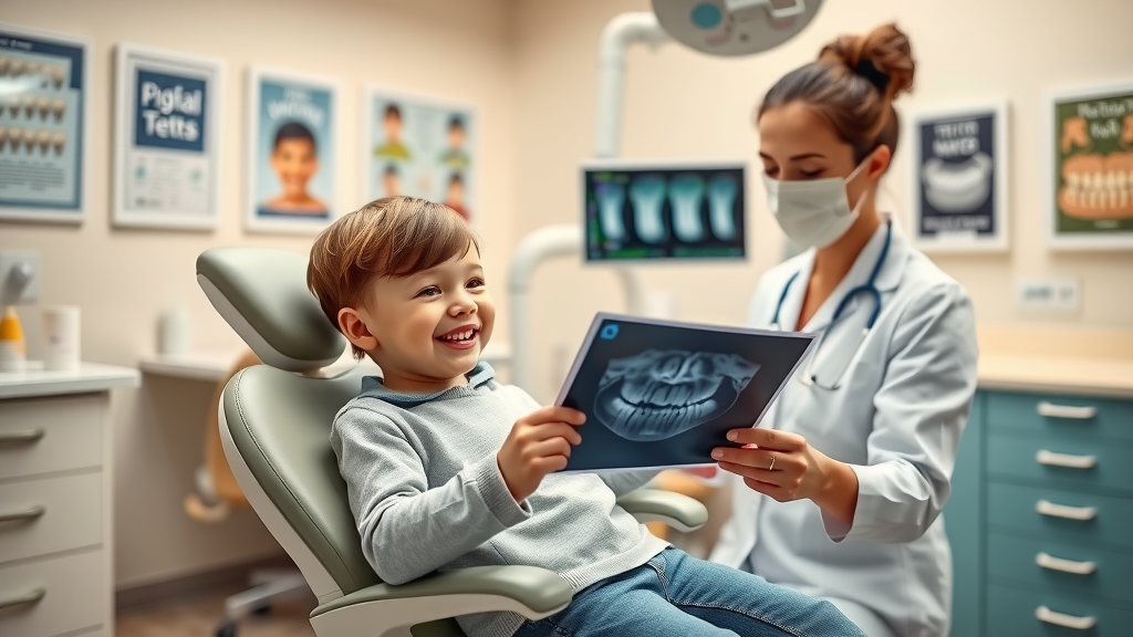 Are braces safe and effective for children under 10? Child receives orthodontic evaluation in a pediatric dental office