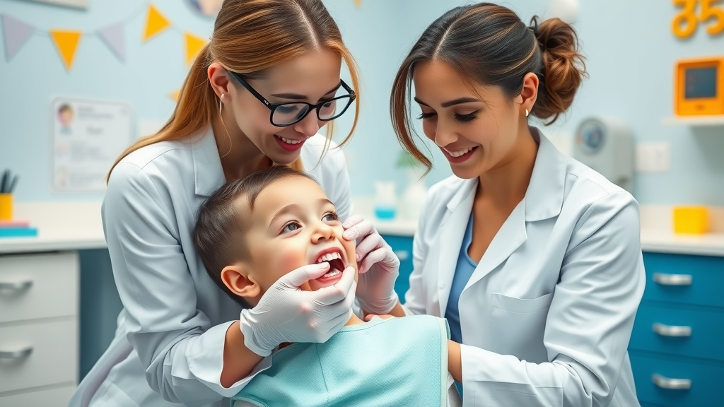 Dr. Jen Orthodontics staff providing gentle child orthodontic care