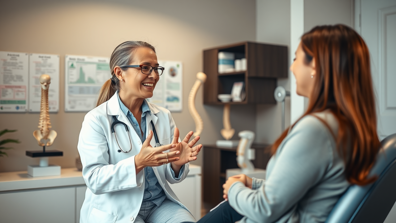 chiropractic treatment room discussion on how often are adjustment appointments needed