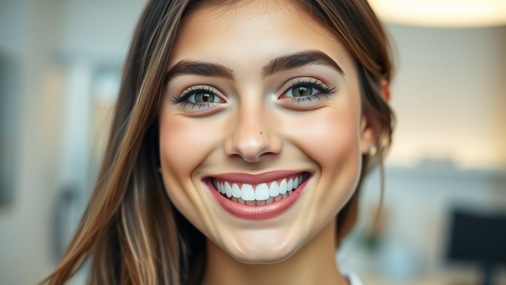 Young woman smiling with Invisalign at Jack L Green Jr Pa orthodontics