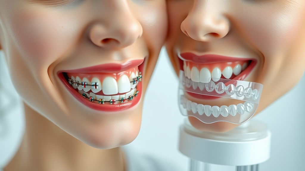 Comparing metal braces vs clear aligners for kids orthodontic treatment options