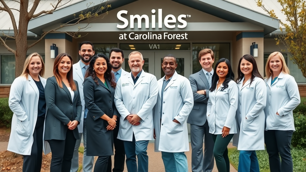 Dental team at Smiles at Carolina Forest Myrtle Beach location