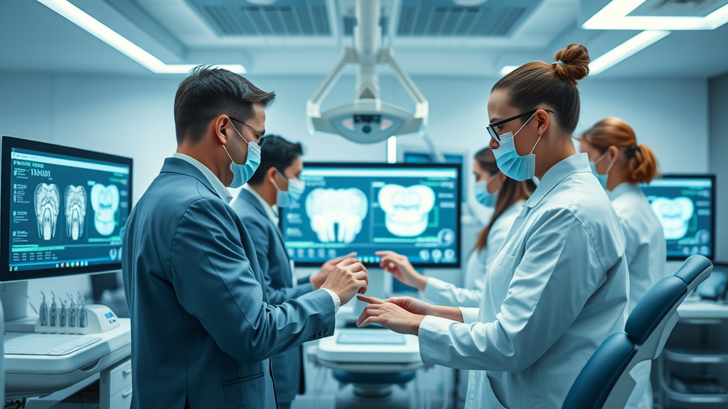 Technologically advanced dental office offering dental implants near Loris Aynor, digital dental equipment, professional team, modern facility