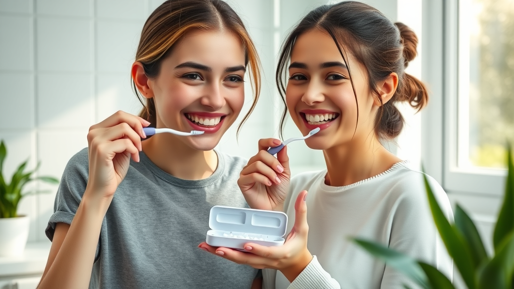 maintaining oral hygiene after switching from braces to aligners