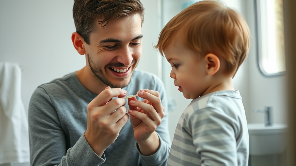 concerned parent examining child