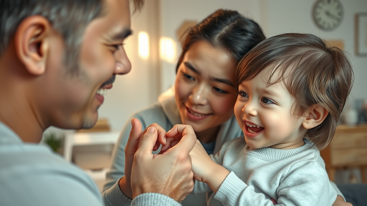 parent checking child