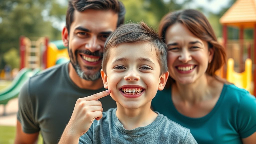 Braces for kids early orthodontic intervention health benefits proud family child outdoor