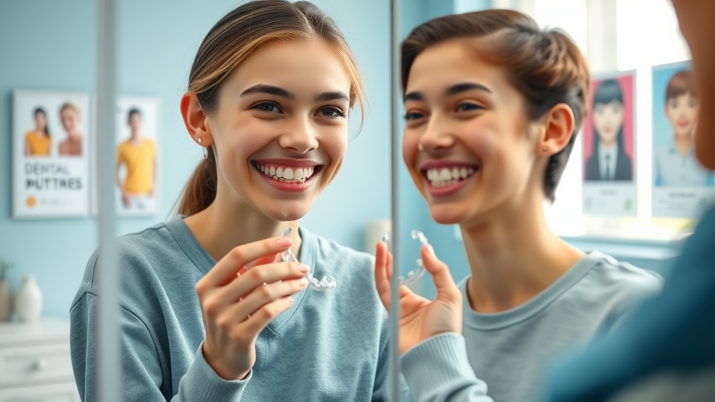 Teen in Myrtle Beach compares traditional and modern braces, reviewing different options for orthodontic treatment.