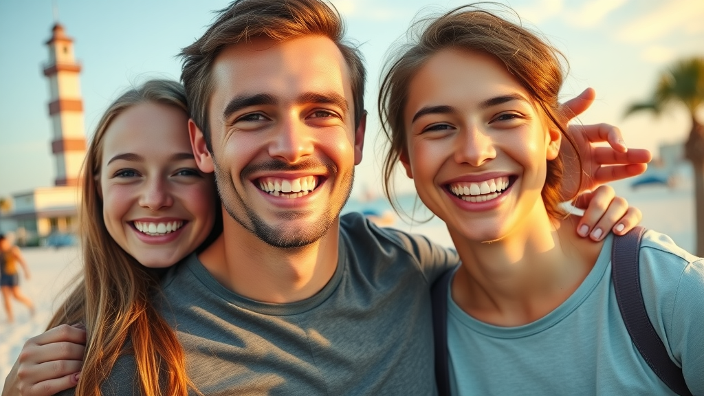 Happy patients in Myrtle Beach enjoying results of affordable braces, showing the value of comparing braces cost in South Carolina.