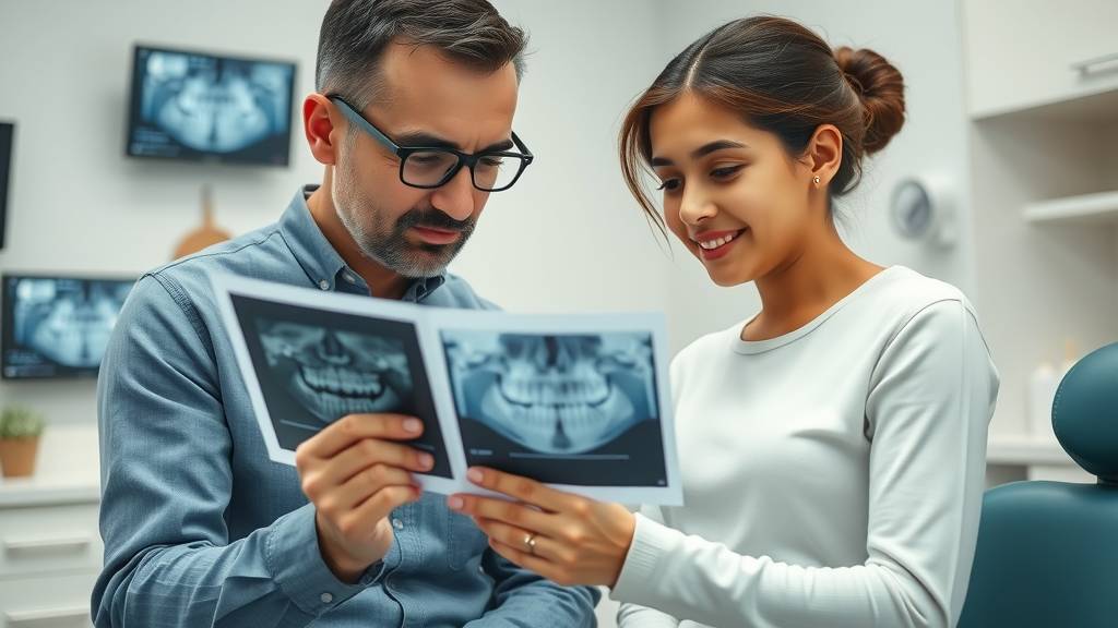 Orthodontic specialist in Murrells Inlet reviews a child