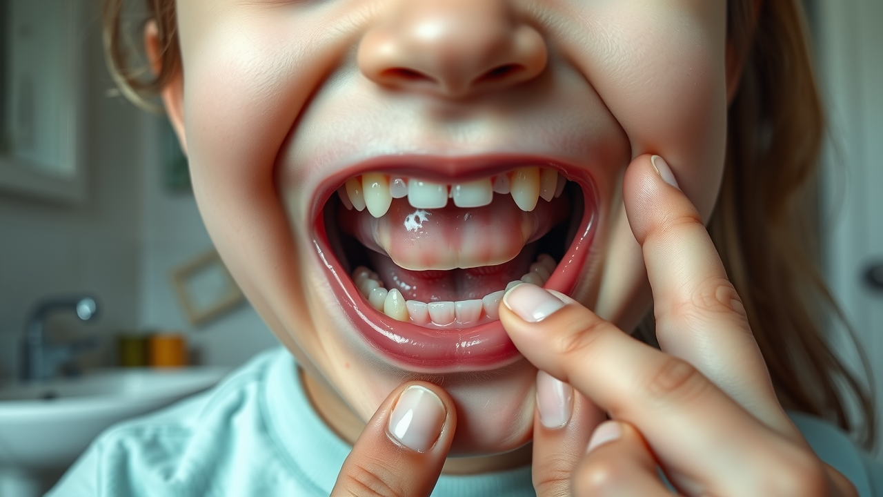 close-up of child