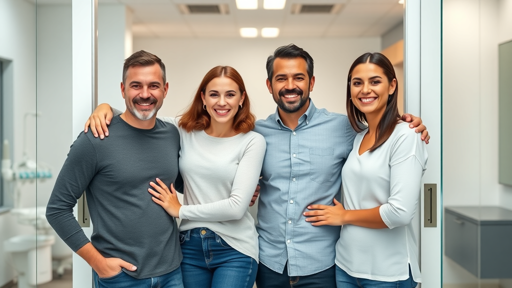 modern family smiling at orthodontic clinic conway sc orthodontist search: top tips for families