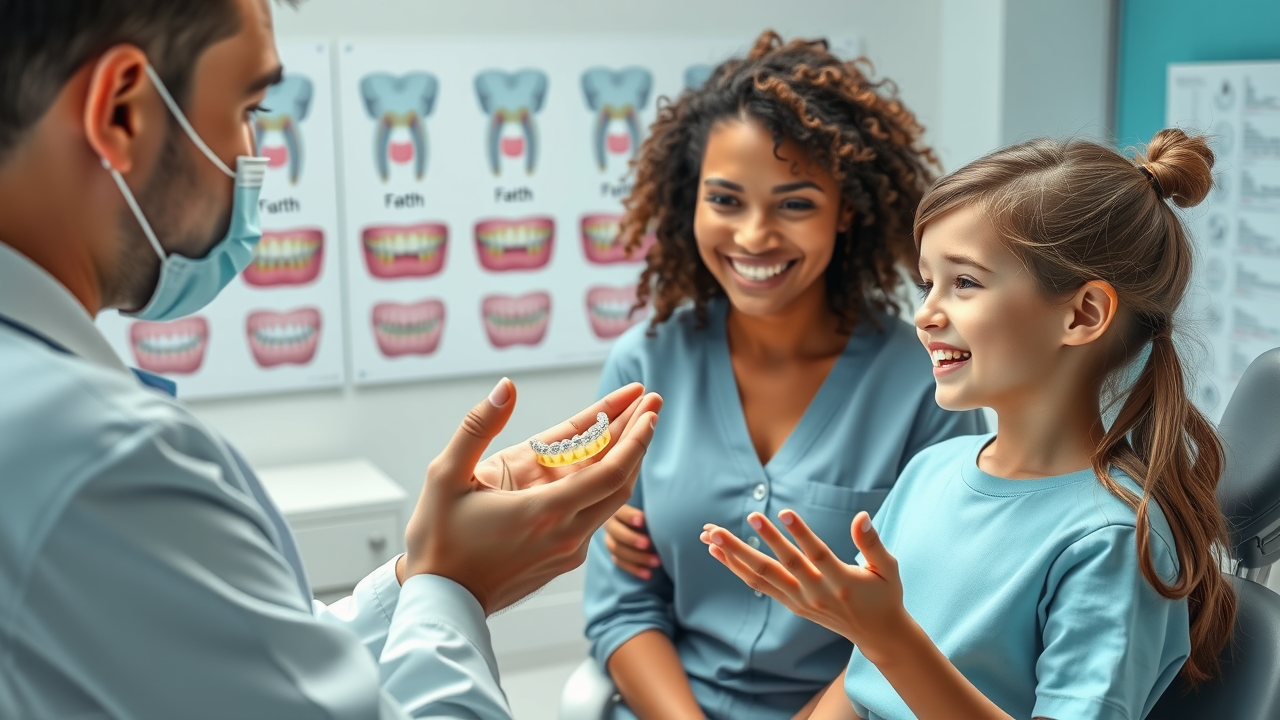 dental professional explaining orthodontic treatment plans conway sc orthodontist search: top tips for families