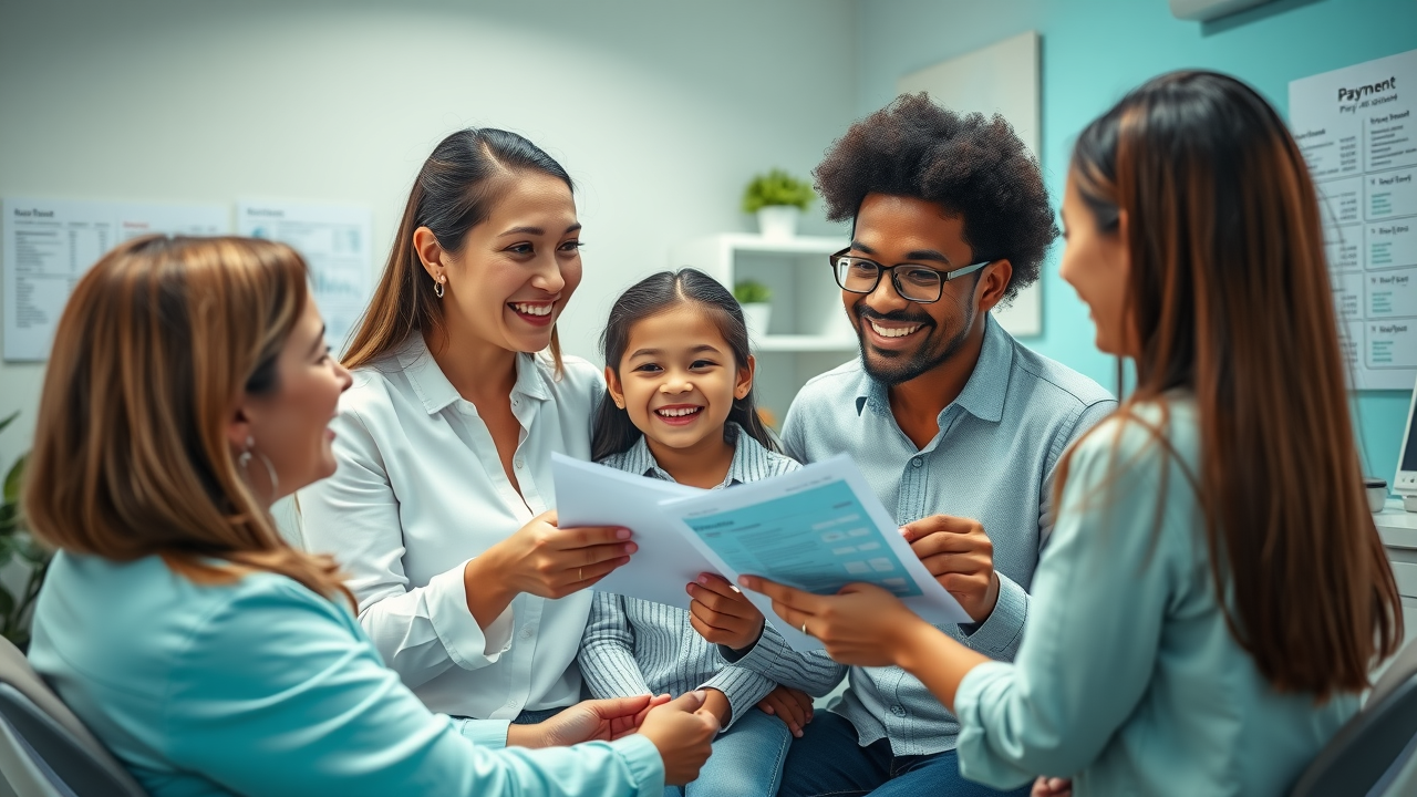 family discussing orthodontic payment plans conway sc orthodontist search: top tips for families