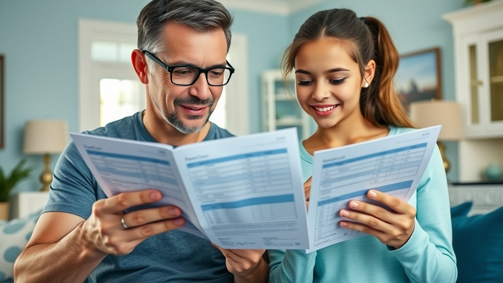 Parents and teens comparing orthodontic pricing guides Myrtle Beach, making a confident decision
