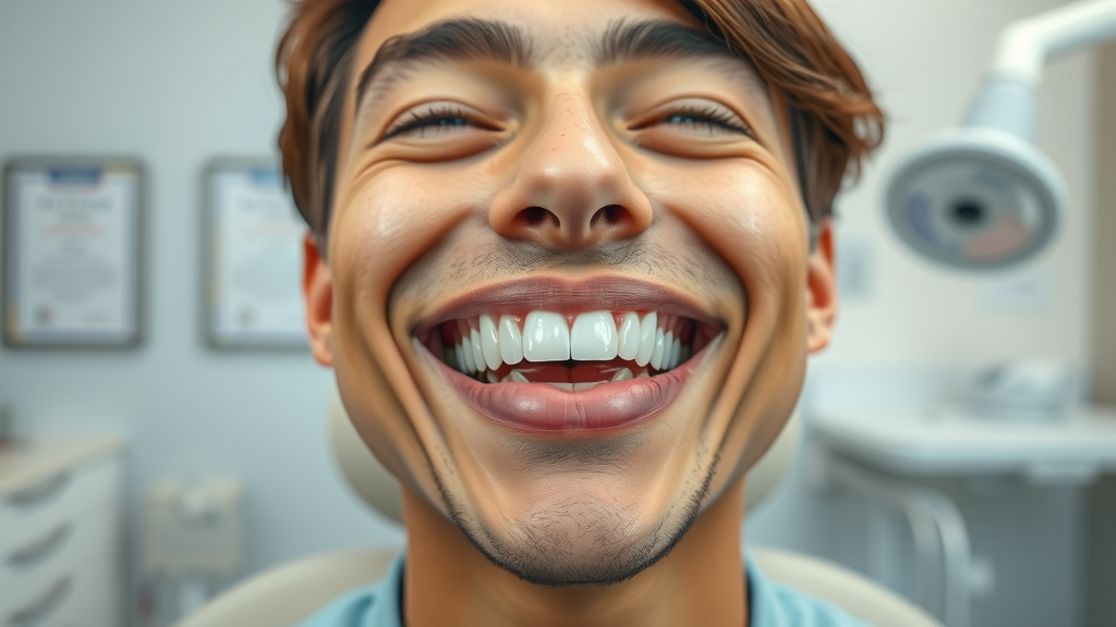 Close-up of confident patient with straight teeth, expressing happiness and satisfaction after payment plans & financing for braces in Conway and beyond