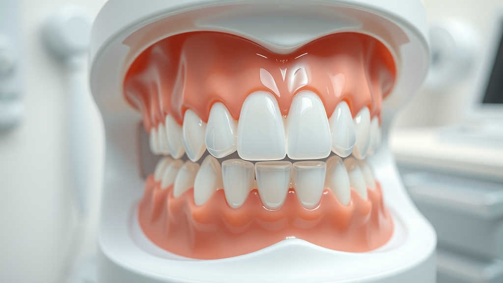 Custom Invisalign aligners for the Conway, SC process on dental model in clinic