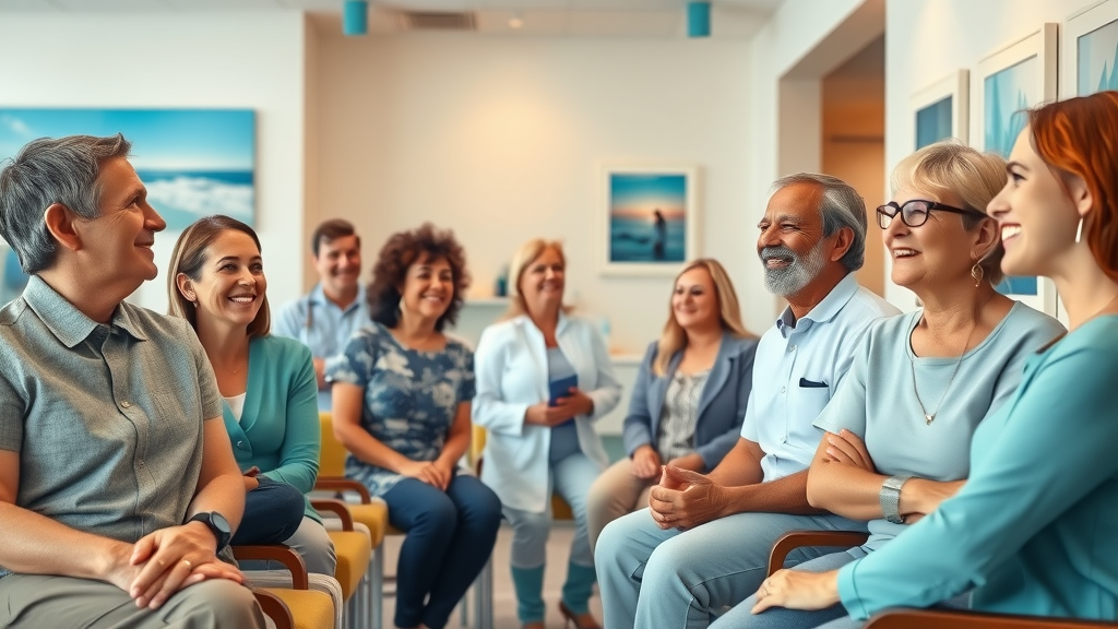 Welcoming dental clinic in Myrtle Beach for adult orthodontic services, patients anticipating smile transformations in the Grand Strand