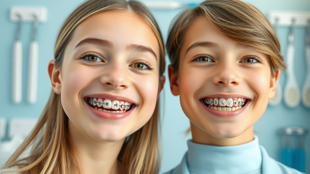 clear aligners vs metal braces smile comparison orthodontics in Grand Strand SC