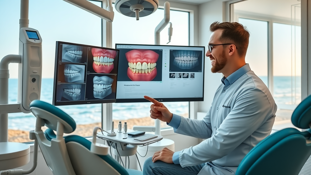 modern dental treatment room advanced equipment orthodontics in Grand Strand SC coastal landscape