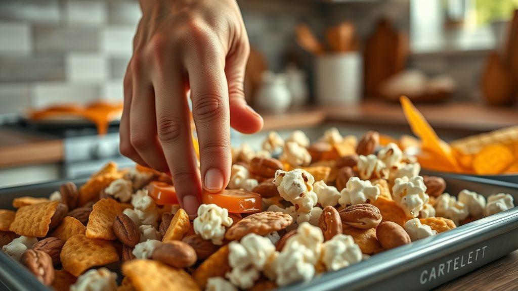 Teens with braces enjoying safe fast food snacks like soft wraps and chicken nuggets in Myrtle Beach.